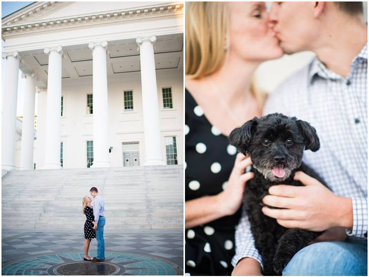 Virginia Wedding Engagement Photographer | Richmond Capitol