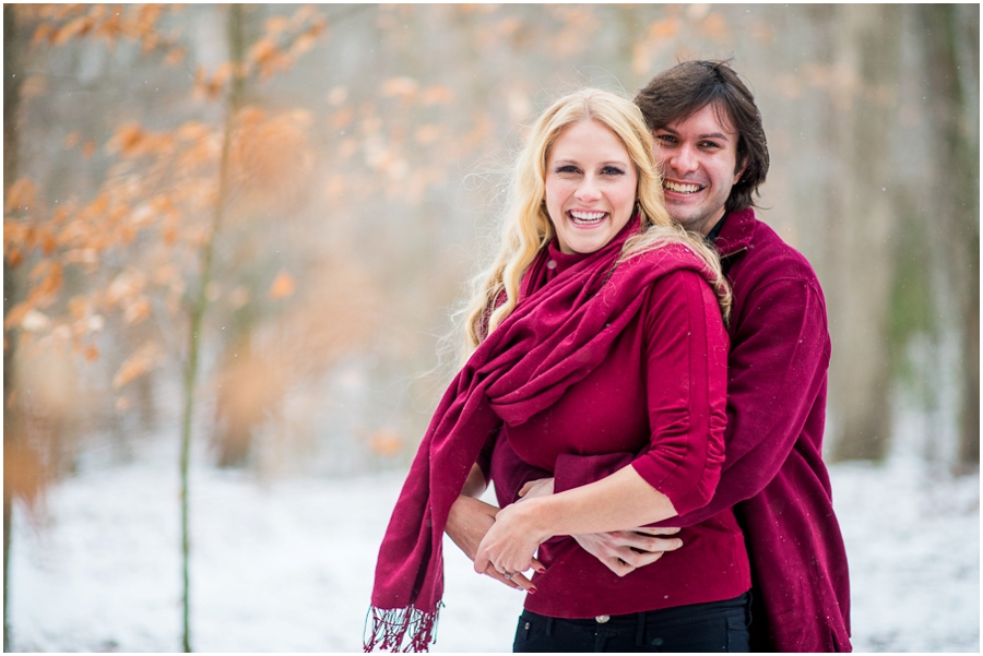 Stephanie Messick Photography | Virginia Snow Engagement Portraits