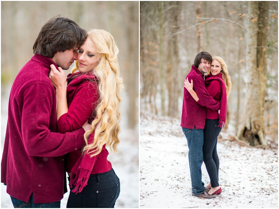 Stephanie Messick Photography | Virginia Snow Engagement Portraits