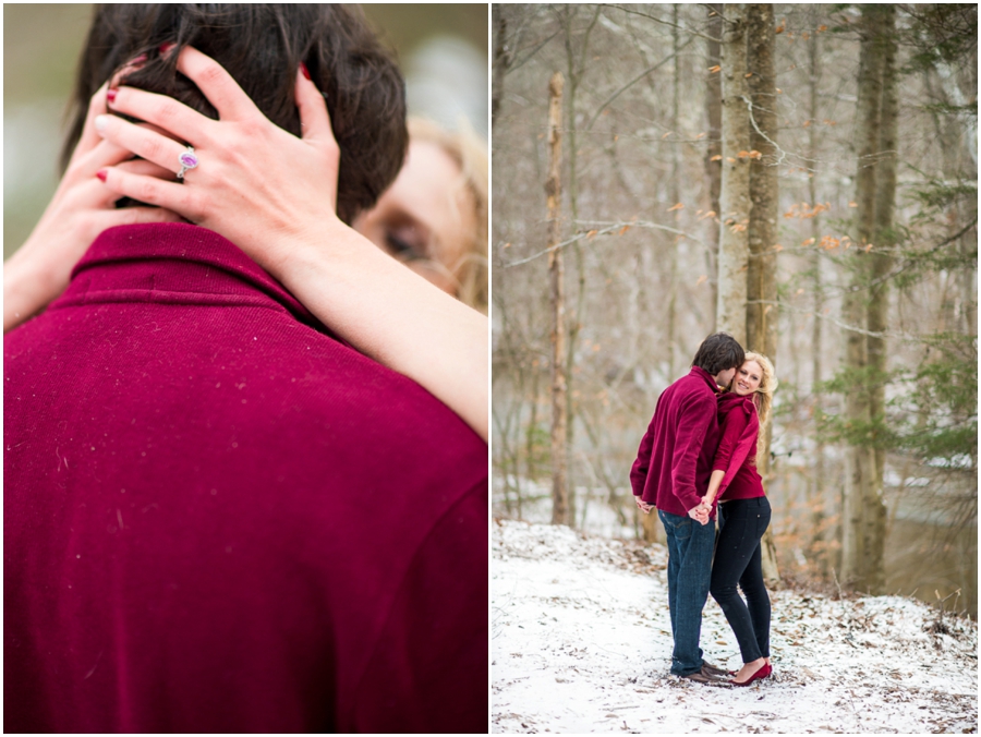 Stephanie Messick Photography | Virginia Snow Engagement Portraits