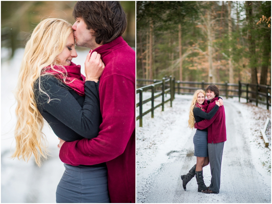 Stephanie Messick Photography | Virginia Snow Engagement Portraits