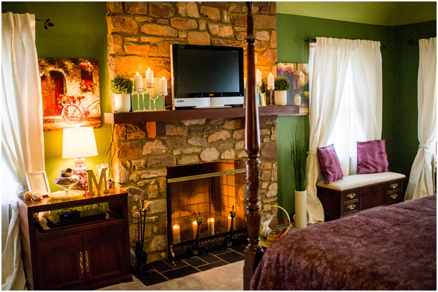 Bedroom Makeover | Green and Purple Cozy Master Bedroom