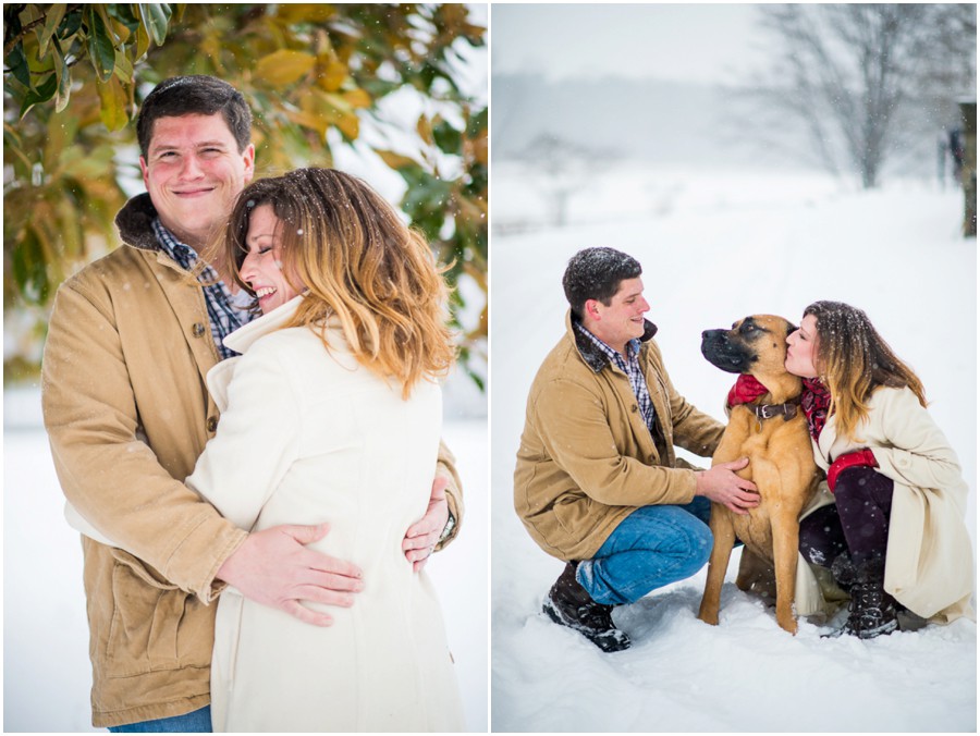 Stephanie Messick Photography | Warrenton, Virginia Snow Portraits