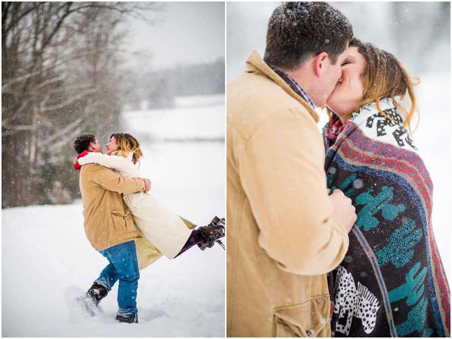 Stephanie Messick Photography | Warrenton, Virginia Snow Portraits