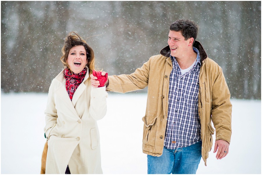 Stephanie Messick Photography | Warrenton, Virginia Snow Portraits