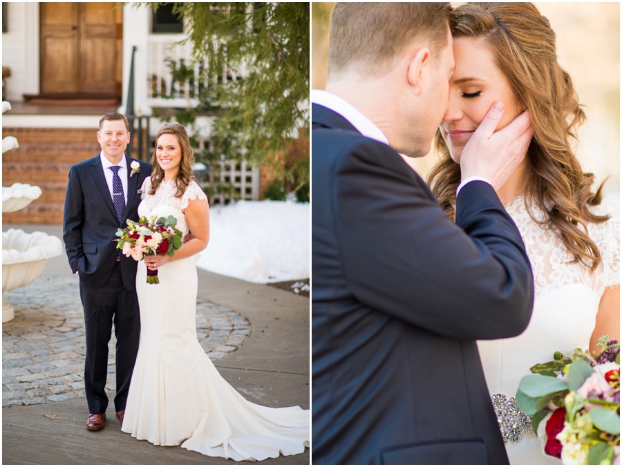 Stephanie Messick | Stevenson Ridge, Spotsylvania Virginia Winter Classy Wedding Photographer