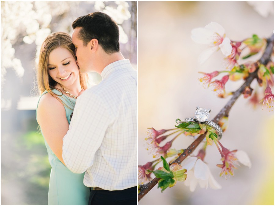 Jake & Kirsten | Cherry Blossoms, DC Engagement Photogrpaher