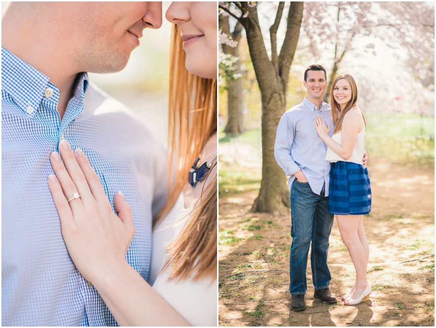 Jake & Kirsten | Cherry Blossoms, DC Engagement Photogrpaher