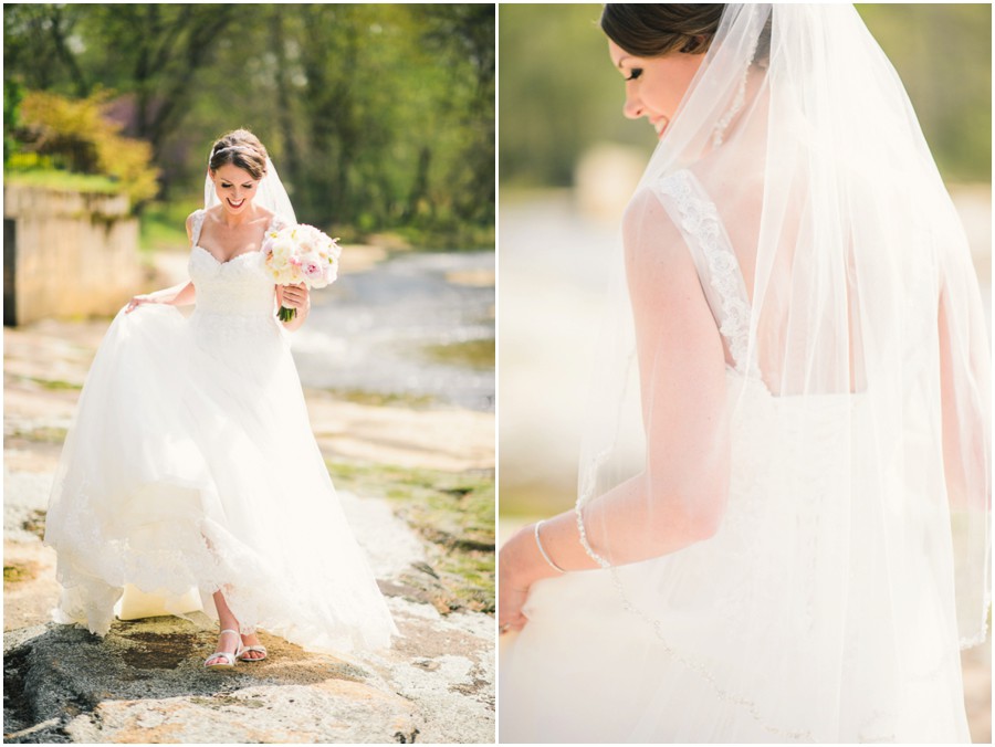 Kaitlin Bridal Portraits | The Mill at Fine Creek, Powhatan Virginia Wedding Photographer