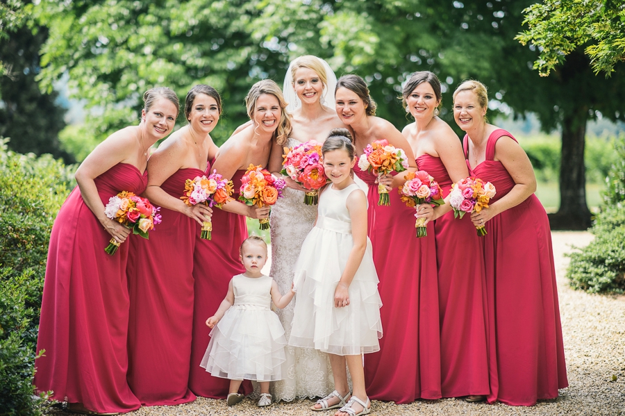 Ken & Elaine | A Fuchsia & Gold Keswick Vineyards, Virginia Wedding Photographer