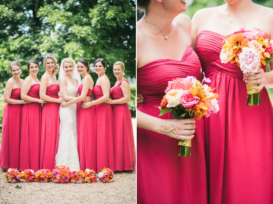 Ken & Elaine | A Fuchsia & Gold Keswick Vineyards, Virginia Wedding Photographer