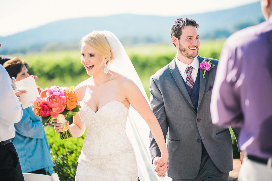 Ken & Elaine | A Fuchsia & Gold Keswick Vineyards, Virginia Wedding Photographer