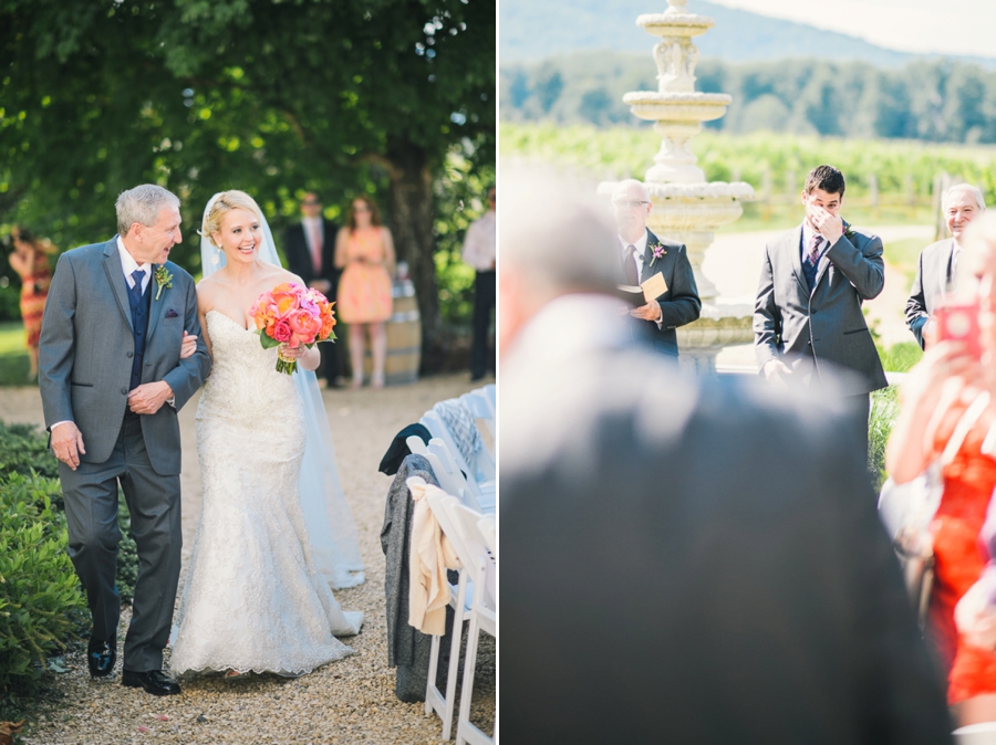 Ken & Elaine | A Fuchsia & Gold Keswick Vineyards, Virginia Wedding Photographer