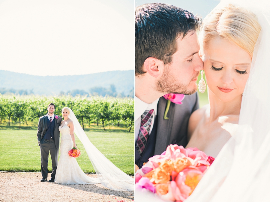 Ken & Elaine | A Fuchsia & Gold Keswick Vineyards, Virginia Wedding Photographer