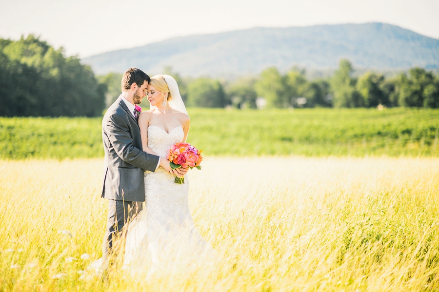 Ken & Elaine | A Fuchsia & Gold Keswick Vineyards, Virginia Wedding Photographer