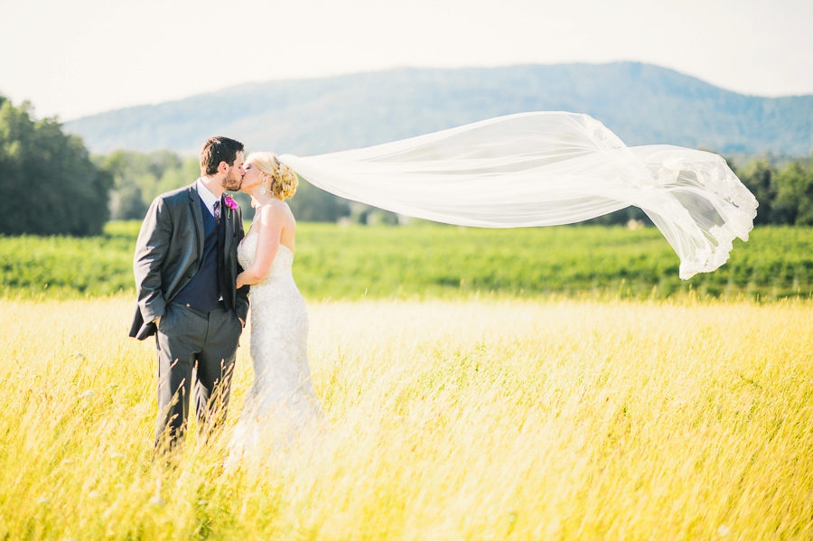 Ken & Elaine | A Fuchsia & Gold Keswick Vineyards, Virginia Wedding Photographer