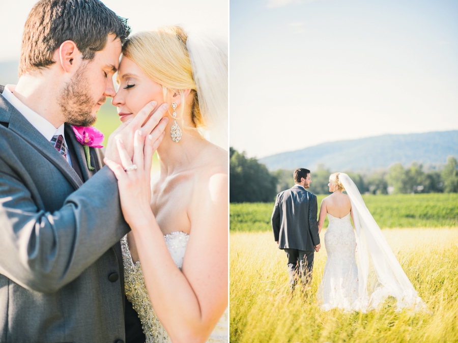 Ken & Elaine | A Fuchsia & Gold Keswick Vineyards, Virginia Wedding Photographer