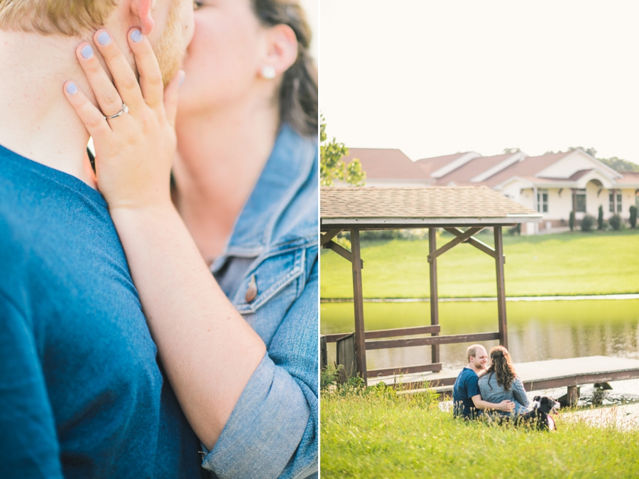 Taylor & Jess | Molon Lave Vineyards + Fauquier Springs Country Club, Warrenton, VA Engagement Photographer