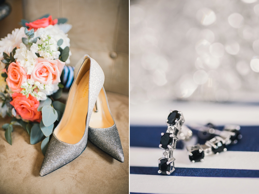 James & Emily | Navy and Coral Potomac Point Winery, Virginia Wedding Photographer