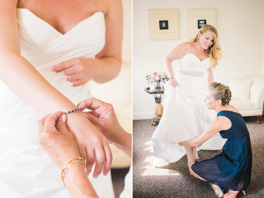 James & Emily | Navy and Coral Potomac Point Winery, Virginia Wedding Photographer