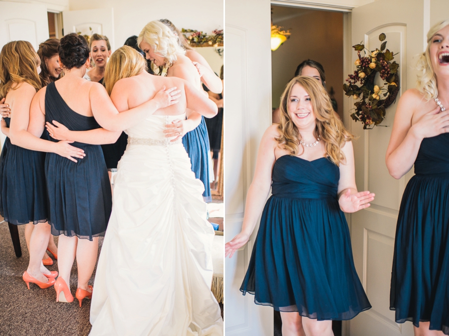 James & Emily | Navy and Coral Potomac Point Winery, Virginia Wedding Photographer