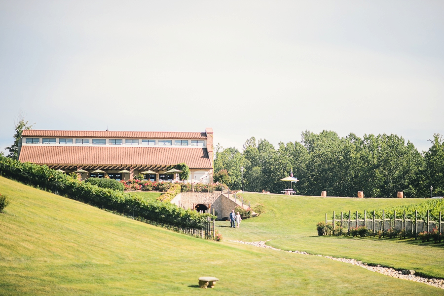 James & Emily | Navy and Coral Potomac Point Winery, Virginia Wedding Photographer