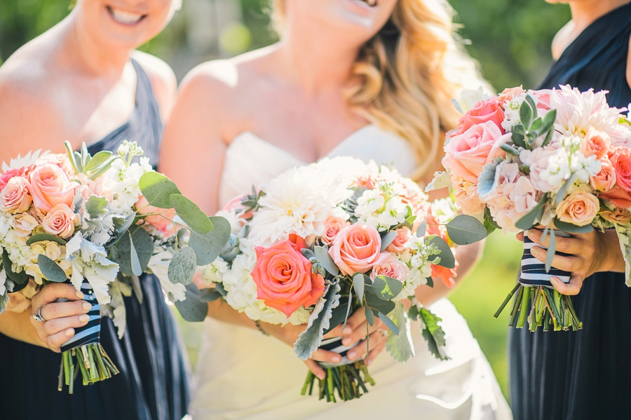 James & Emily | Navy and Coral Potomac Point Winery, Virginia Wedding Photographer