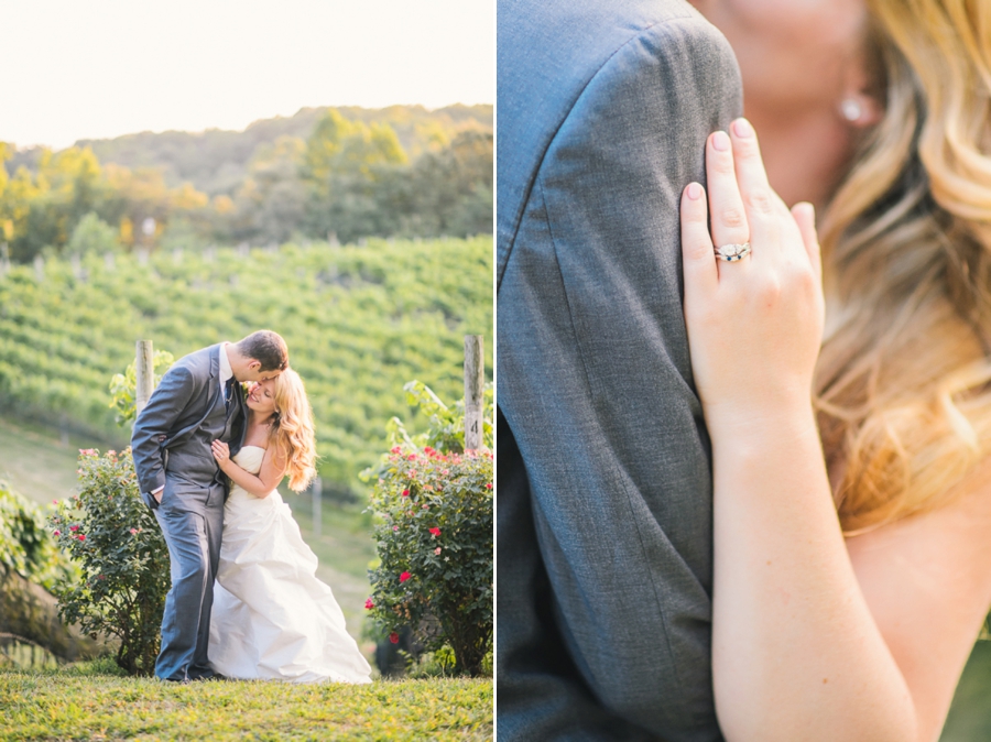 James & Emily | Navy and Coral Potomac Point Winery, Virginia Wedding Photographer