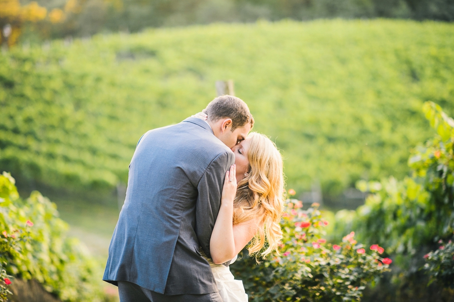 James & Emily | Navy and Coral Potomac Point Winery, Virginia Wedding Photographer