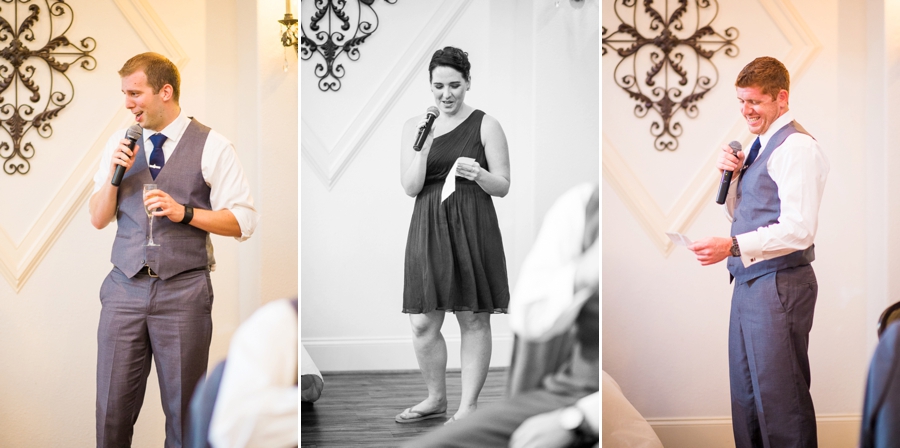 James & Emily | Navy and Coral Potomac Point Winery, Virginia Wedding Photographer