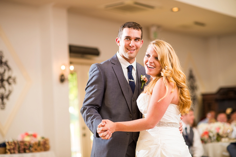 James & Emily | Navy and Coral Potomac Point Winery, Virginia Wedding Photographer