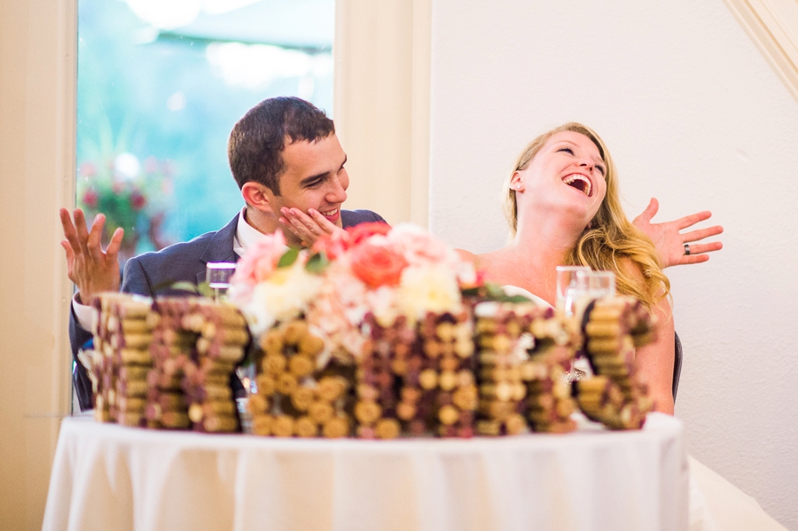 James & Emily | Navy and Coral Potomac Point Winery, Virginia Wedding Photographer