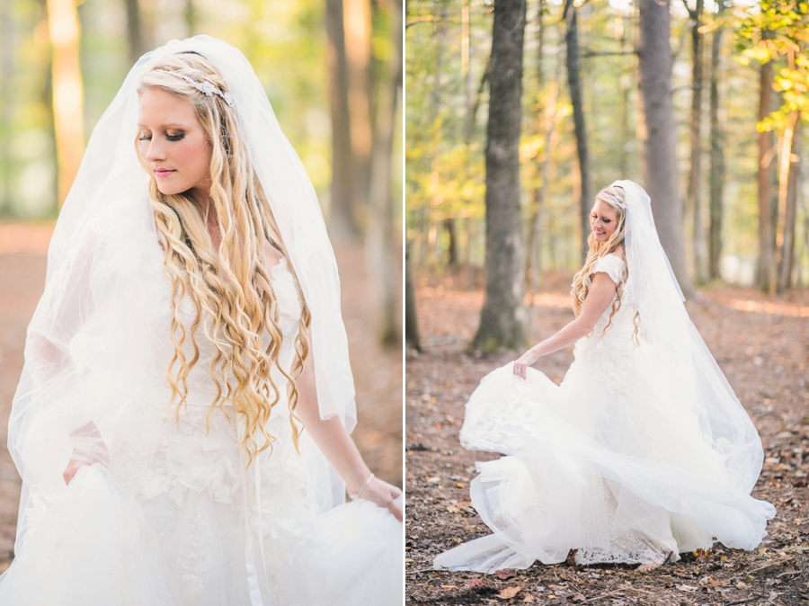 Brianna | Fredericksburg, Virginia Enchanted Woods Bridal Portraits Photographer