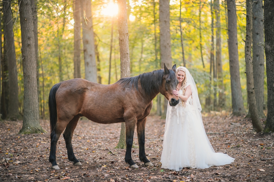 Brianna | Fredericksburg, Virginia Enchanted Woods Bridal Portraits Photographer