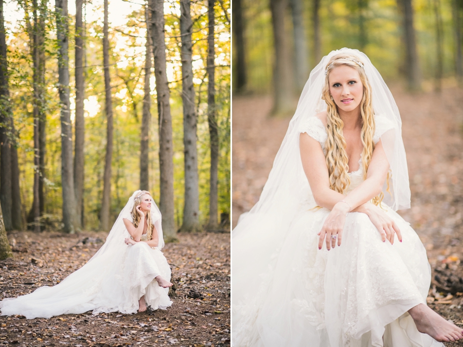 Brianna | Fredericksburg, Virginia Enchanted Woods Bridal Portraits Photographer