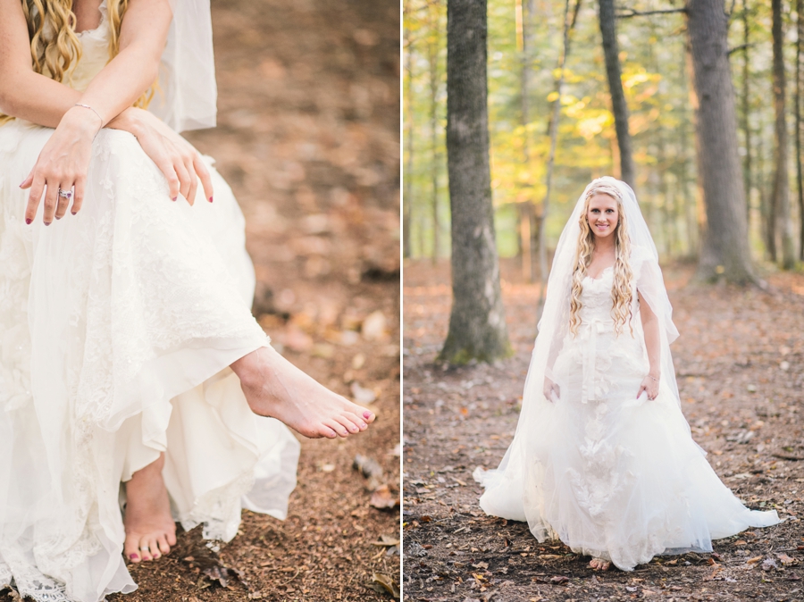 Brianna | Fredericksburg, Virginia Enchanted Woods Bridal Portraits Photographer