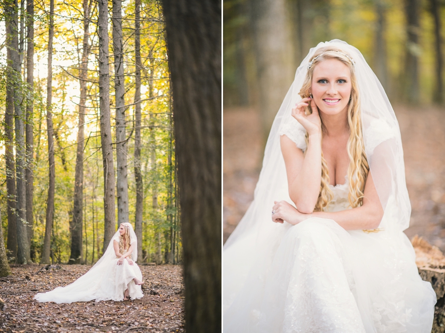 Brianna | Fredericksburg, Virginia Enchanted Woods Bridal Portraits Photographer