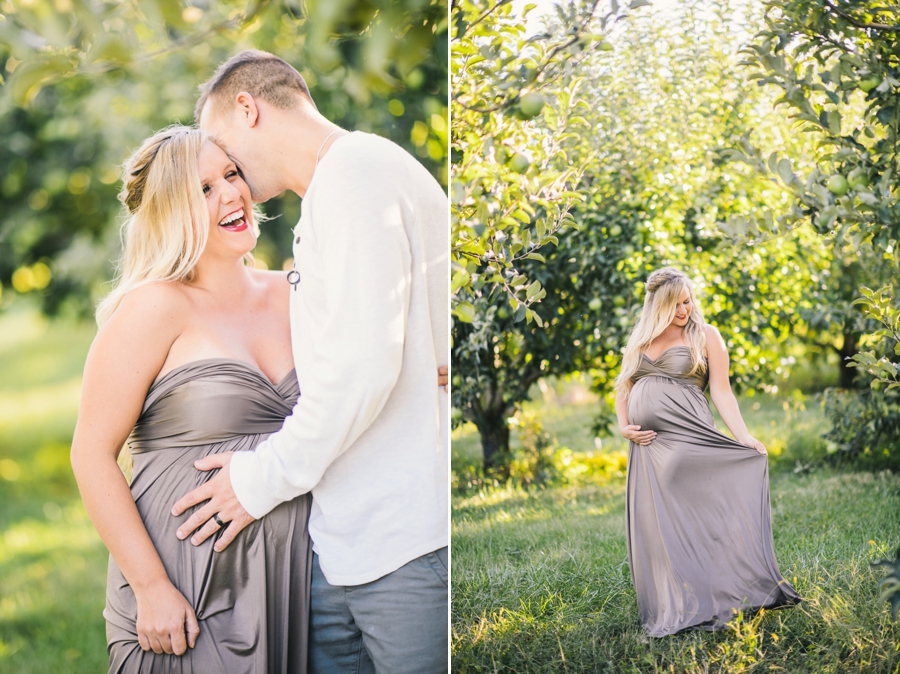 Chris & Hayley | Markham, Virginia Apple Orchard Maternity Portrait Photographer