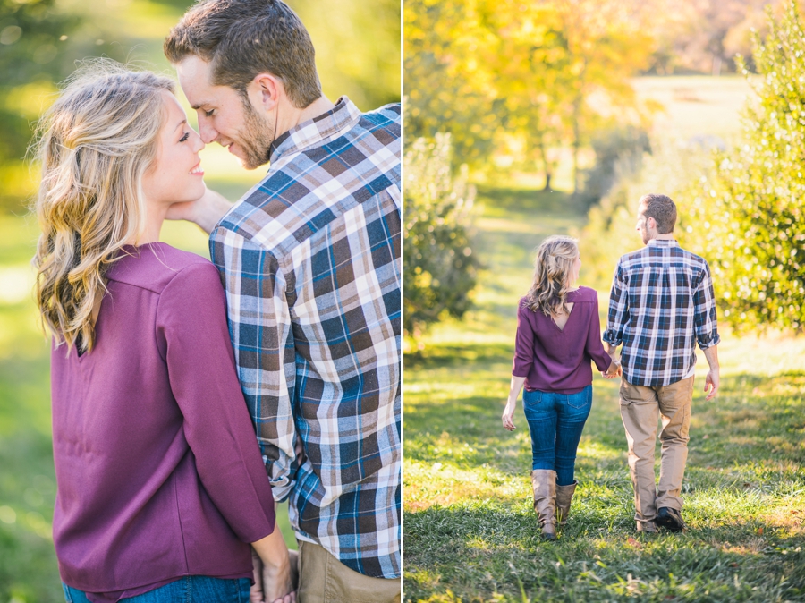 Brandon & Sam | Hartlands Orchard + Sky Meadows Park, Virginia Engagement Photographer