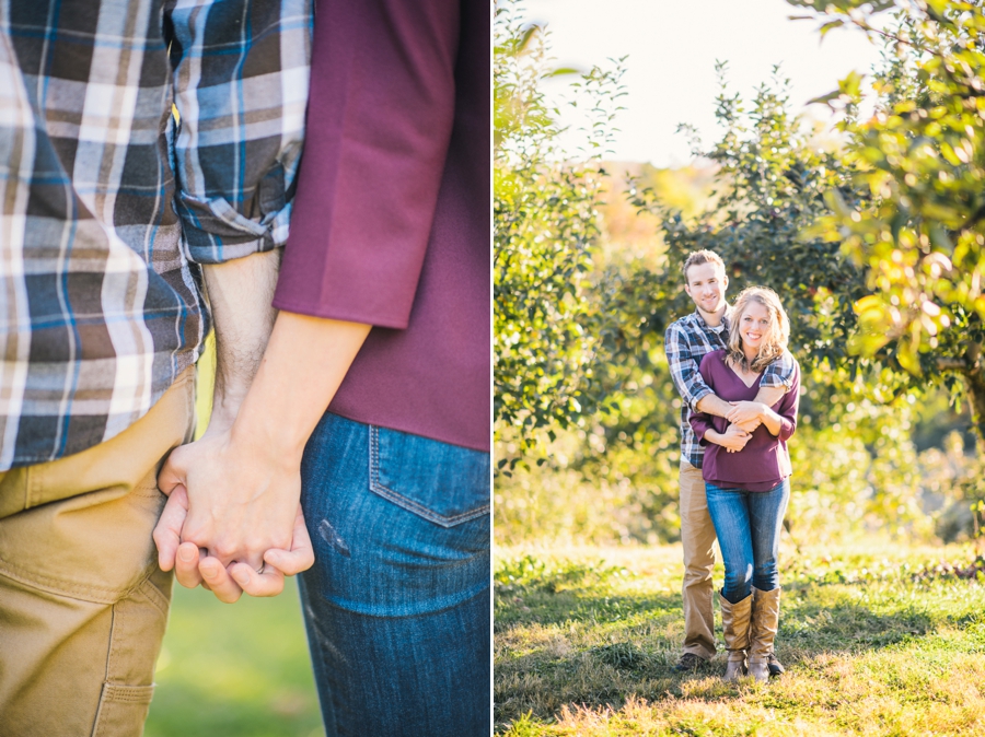 Brandon & Sam | Hartlands Orchard + Sky Meadows Park, Virginia Engagement Photographer