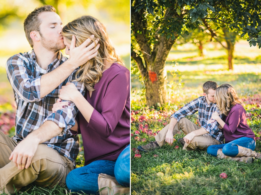 Brandon & Sam | Hartlands Orchard + Sky Meadows Park, Virginia Engagement Photographer