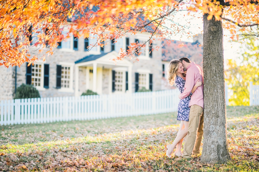 Brandon & Sam | Hartlands Orchard + Sky Meadows Park, Virginia Engagement Photographer