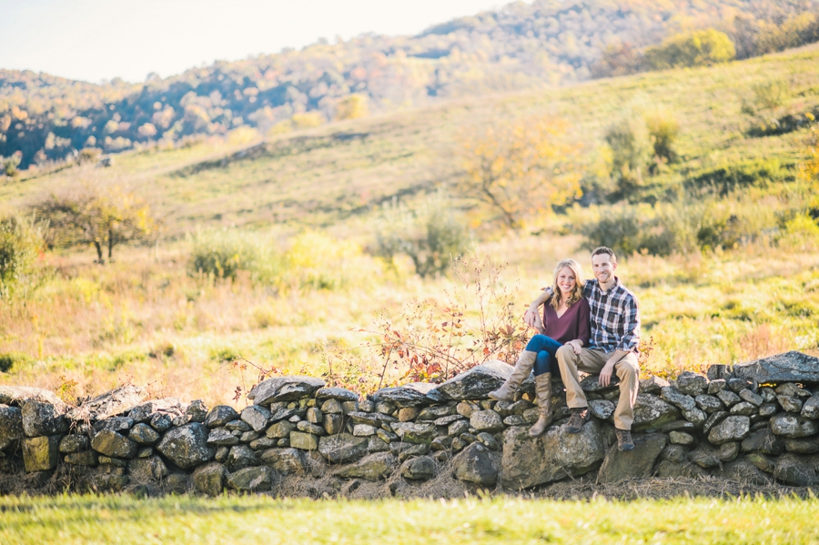 Brandon & Sam | Hartlands Orchard + Sky Meadows Park, Virginia Engagement Photographer