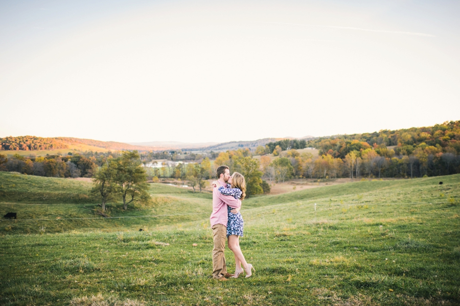 Brandon & Sam | Hartlands Orchard + Sky Meadows Park, Virginia Engagement Photographer