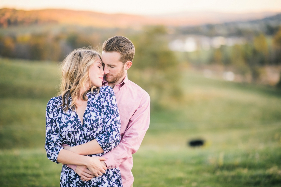 Brandon & Sam | Hartlands Orchard + Sky Meadows Park, Virginia Engagement Photographer