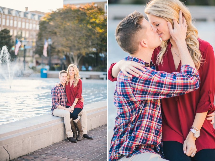 Josh & Lindsey | Downtown Alexandria, VA Engagement Photographer