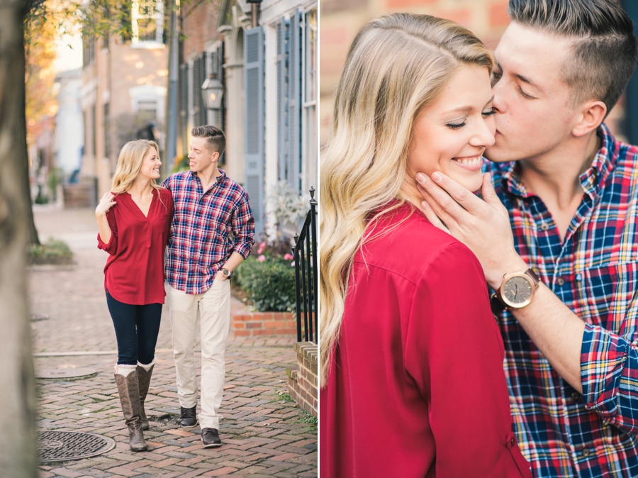 Josh & Lindsey | Downtown Alexandria, VA Engagement Photographer