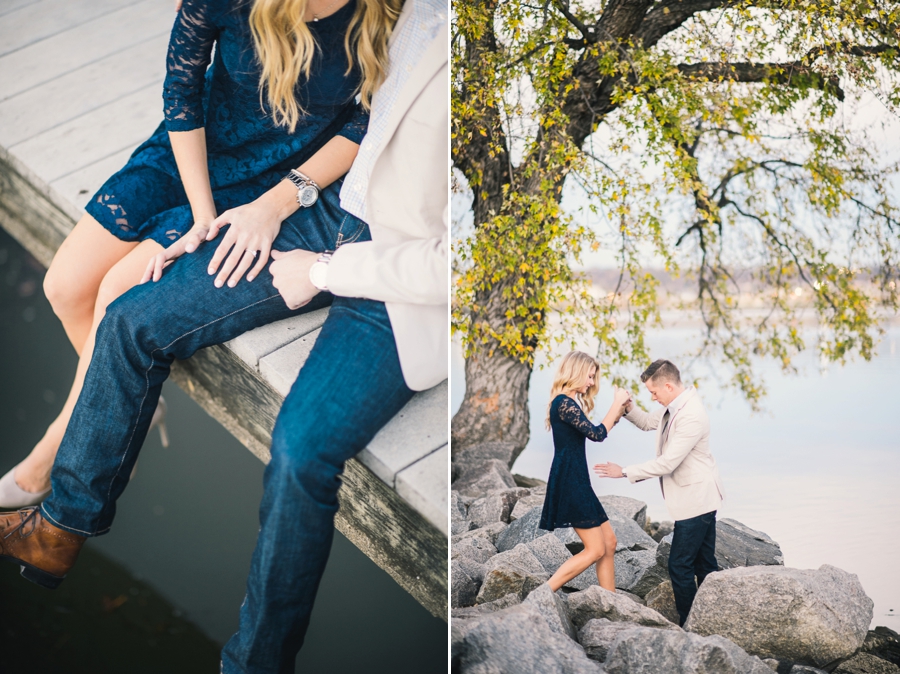 Josh & Lindsey | Downtown Alexandria, VA Engagement Photographer