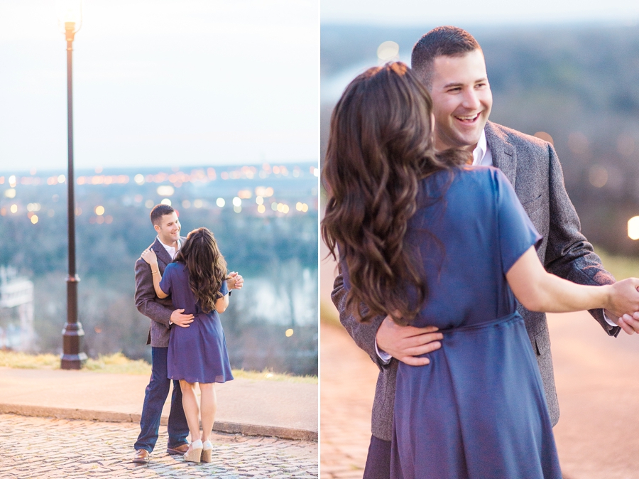 Chris & Natalie | Downtown Richmond, Virginia Engagement Photographer