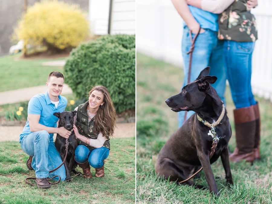 Elias & Anna | A Spring Mountain, Warrenton, Virginia Engagement and Dog Photographer